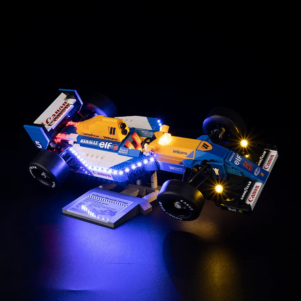 Williams Racing FW14B & Nigel Mansell 10353 LED Light Kit – Building Block Lighting | Power Brickz™