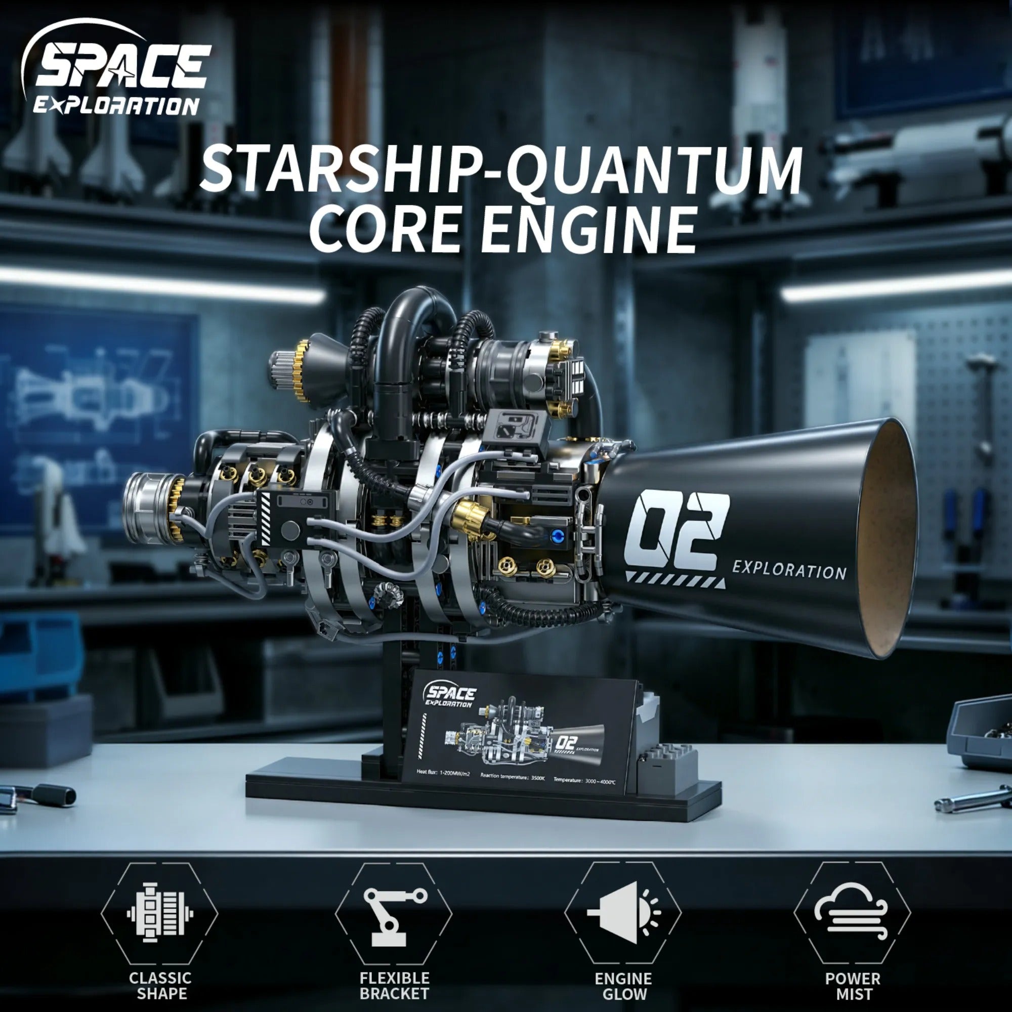 Starship-Quantum Code Engine | 753 Pcs