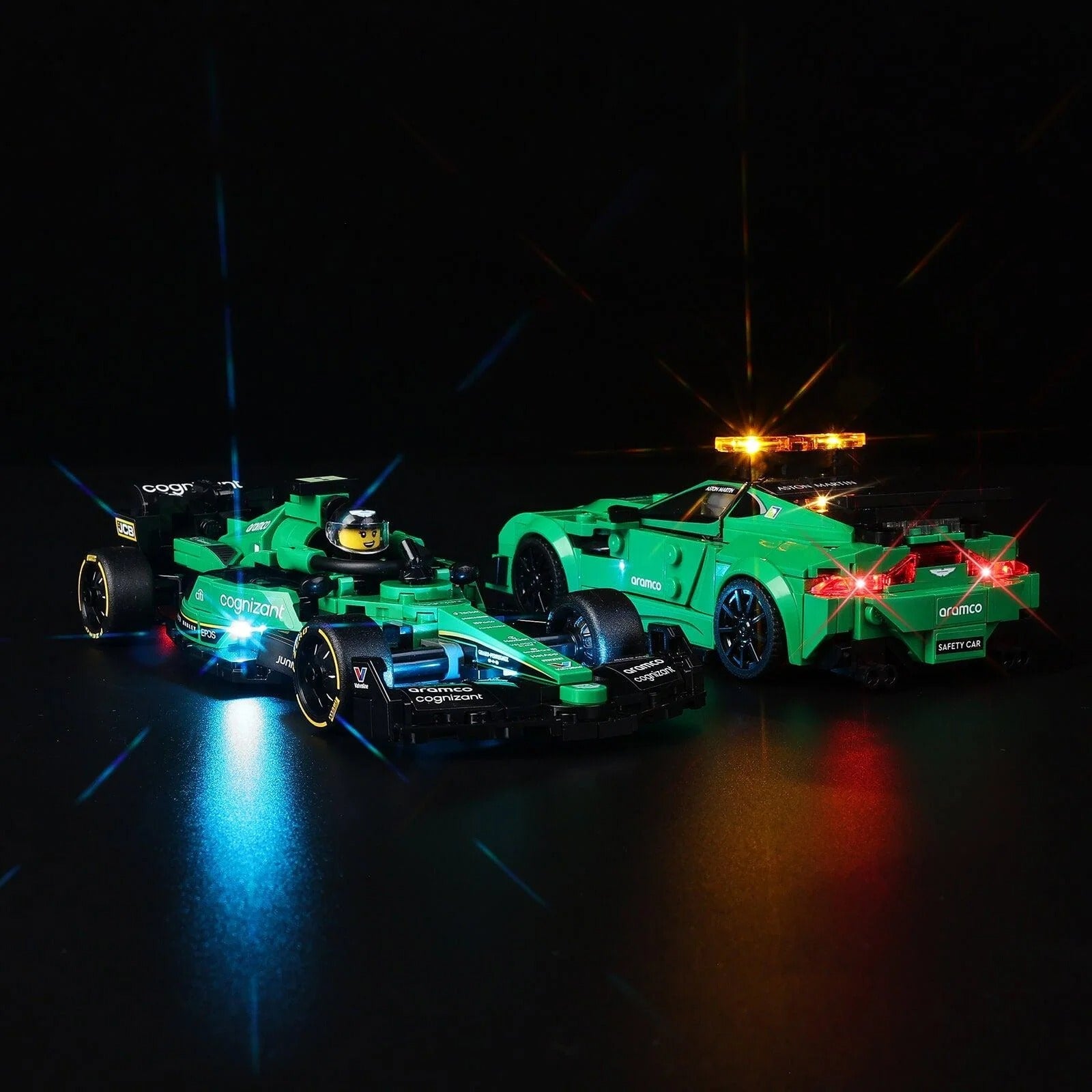 Aston Martin Safety Car & AMR23 76925 LED Light Kit – Building Block Lighting | Power Brickz™