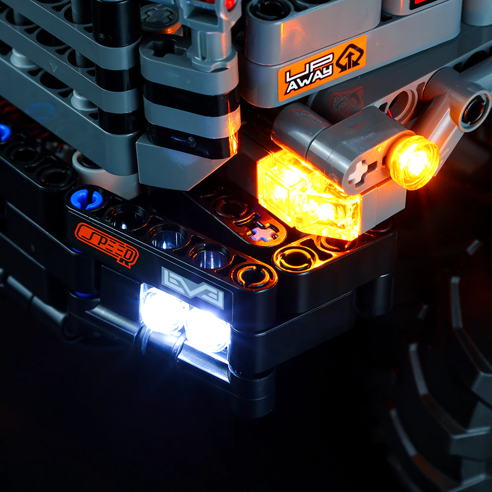 4X4 Mercedes-Benz Zetros Trial Truck 42129 LED Light Kit – Building Block Lighting | Power Brickz™