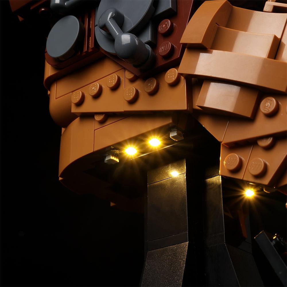 Princess Leia Helmet 75351 LED Light Kit – Building Block Lighting | Power Brickz™