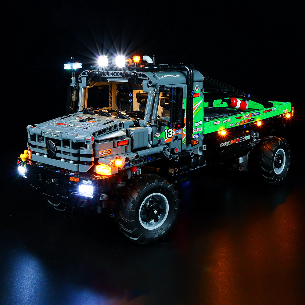 4X4 Mercedes-Benz Zetros Trial Truck 42129 LED Light Kit – Building Block Lighting | Power Brickz™