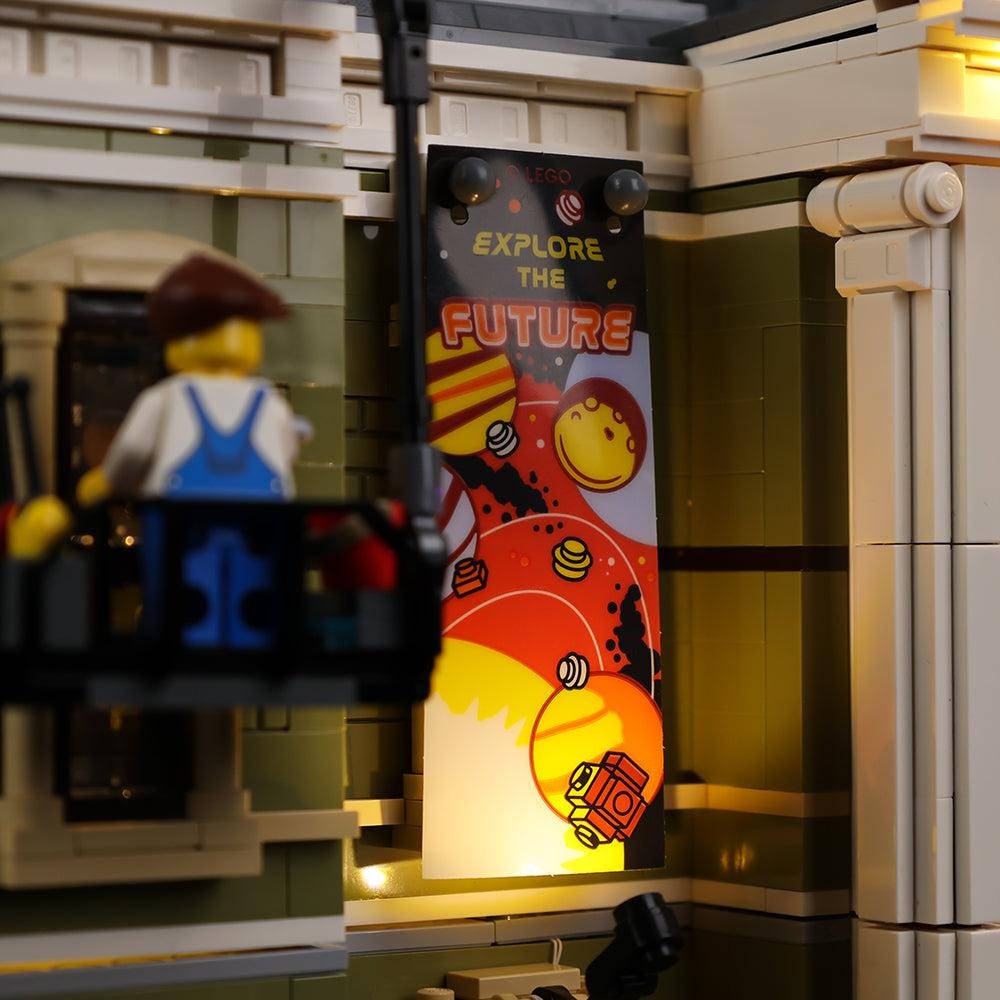 Natural History Museum 10326 LED Light Kit – Building Block Lighting | Power Brickz™