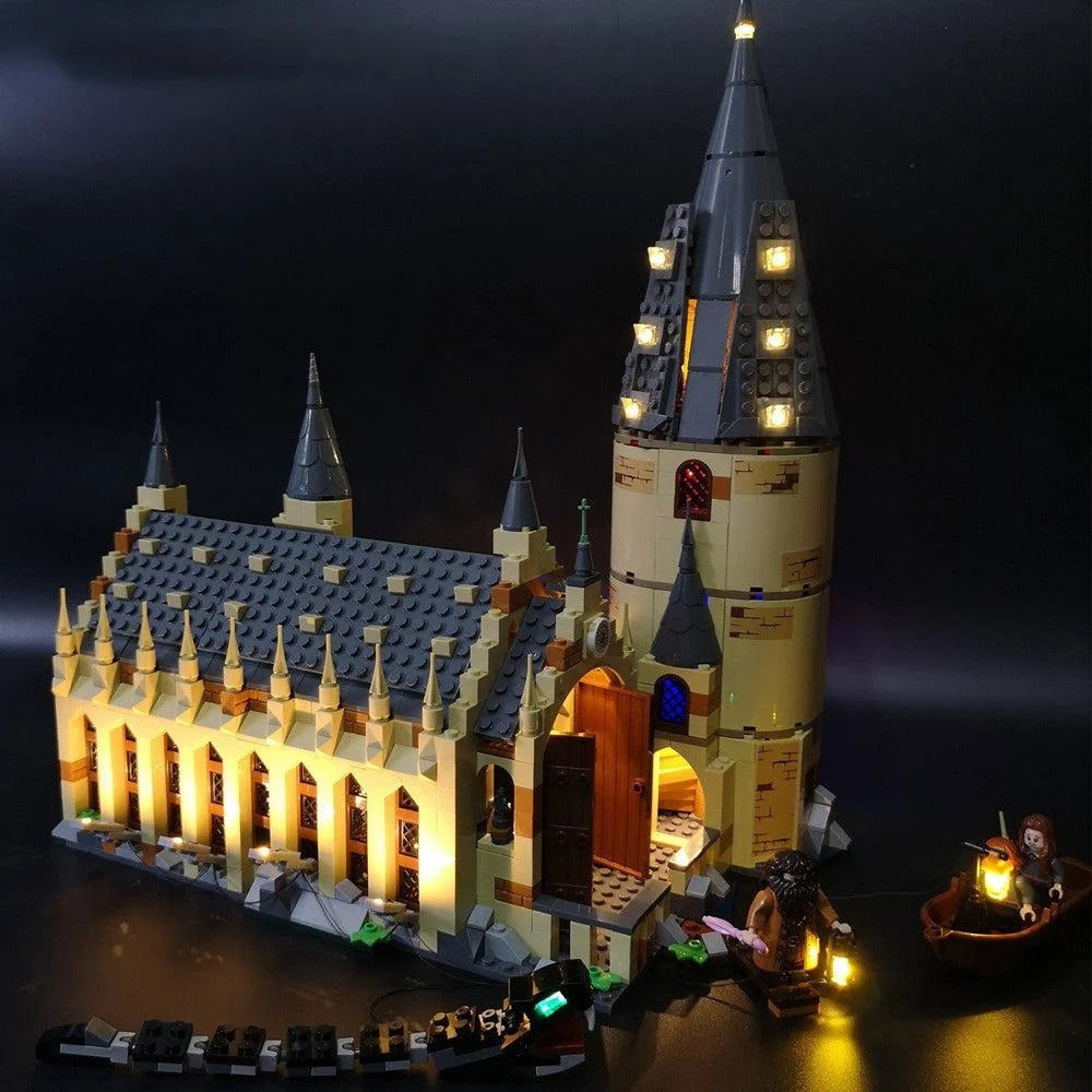 Hogwarts Great Hall 75954 LED Light Kit – Building Block Lighting | Power Brickz™