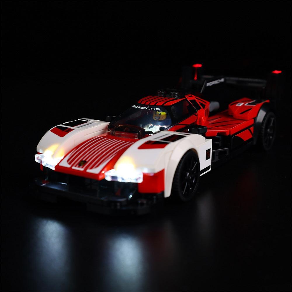 Porsche 963 76916 LED Light Kit – Building Block Lighting | Power Brickz™