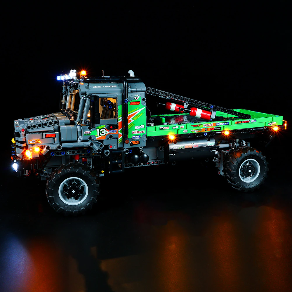 4X4 Mercedes-Benz Zetros Trial Truck 42129 LED Light Kit – Building Block Lighting | Power Brickz™