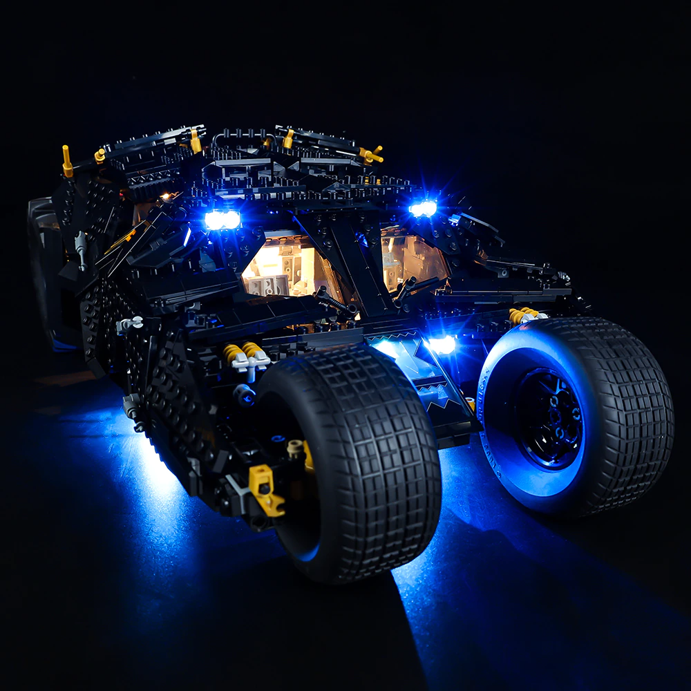 DC Batman Batmobile Tumbler 76240 LED Light Kit – Building Block Lighting | Power Brickz™