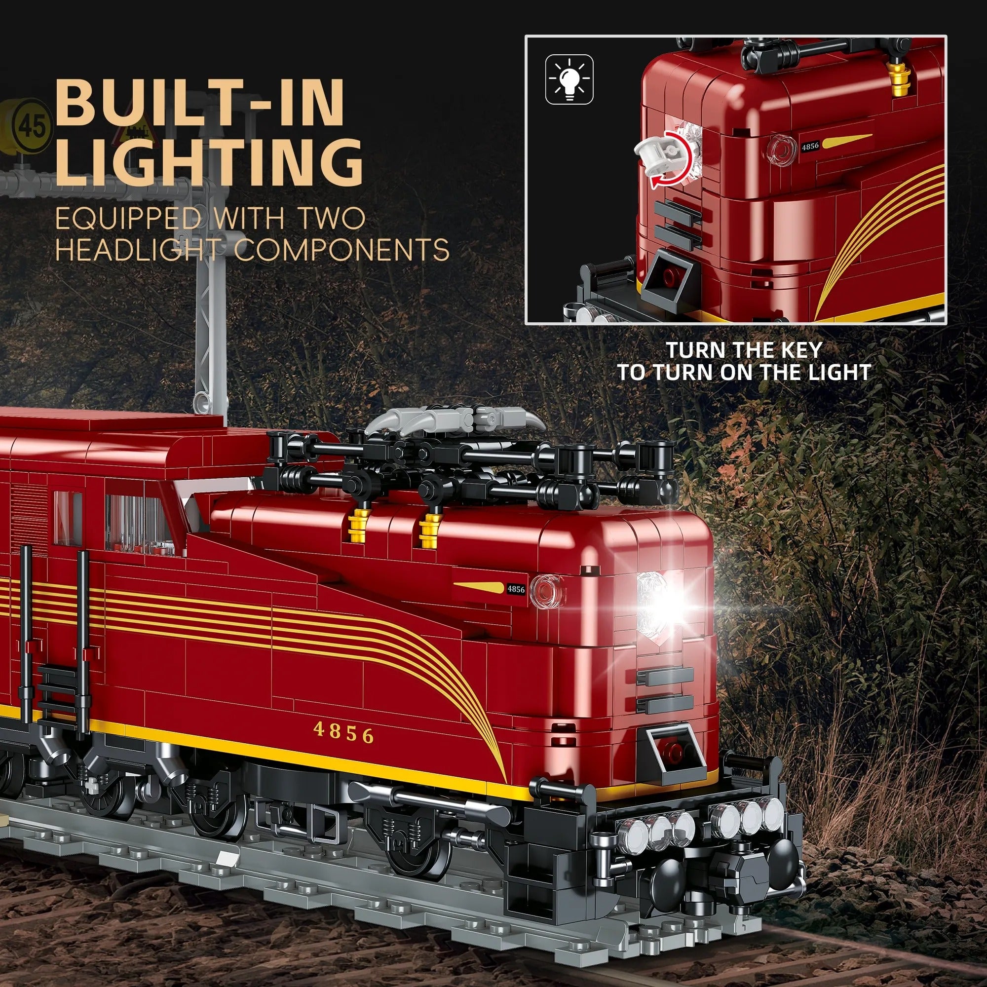 Vintage Express Locomotive | Jiestar JJ9250