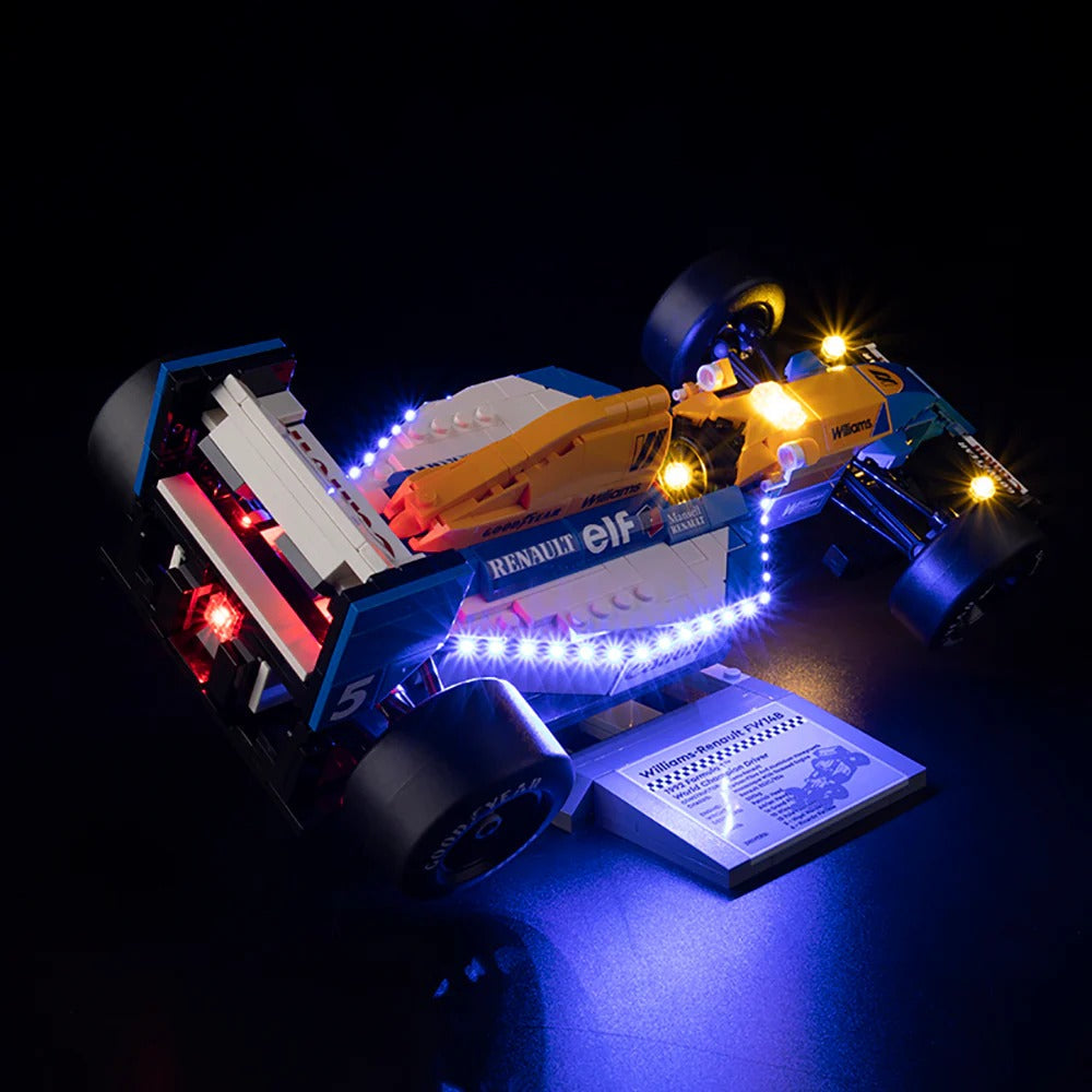 Williams Racing FW14B & Nigel Mansell 10353 LED Light Kit – Building Block Lighting | Power Brickz™