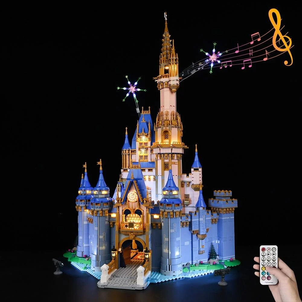 Disney Castle 43222 LED Light Kit – Building Block Lighting | Power Brickz™