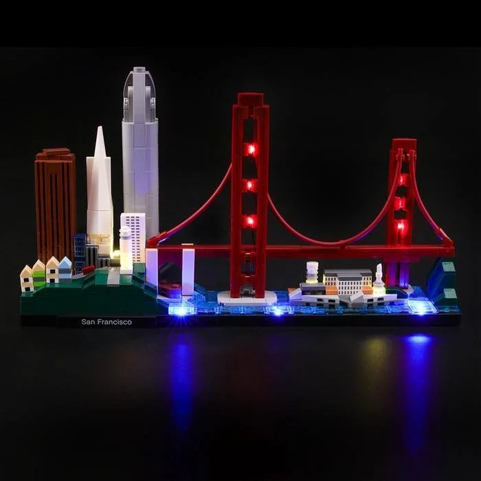 San Francisco 21043 LED Light Kit – Building Block Lighting | Power Brickz™