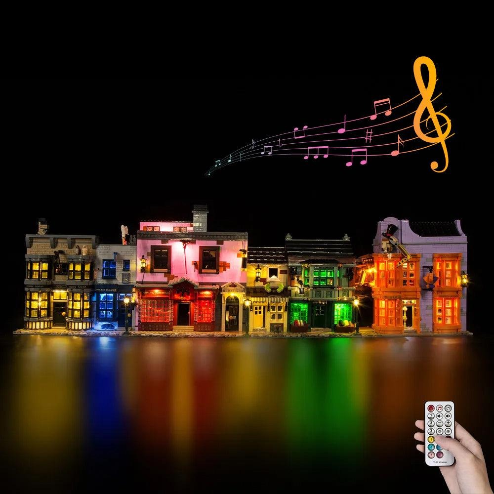 Diagon Alley 75978 LED Light Kit – Building Block Lighting | Power Brickz™