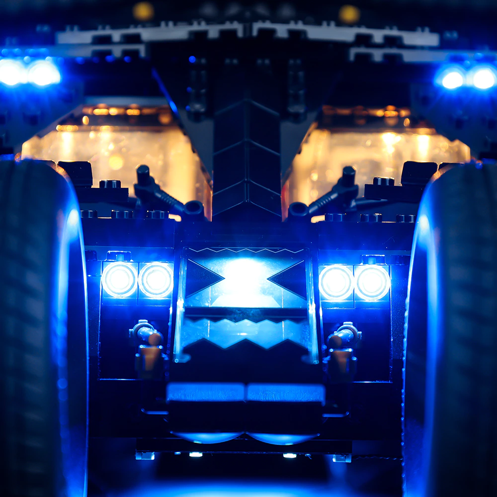 DC Batman Batmobile Tumbler 76240 LED Light Kit – Building Block Lighting | Power Brickz™