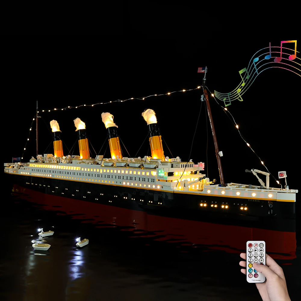 Titanic 10294 LED Light Kit – Building Block Lighting | Power Brickz™