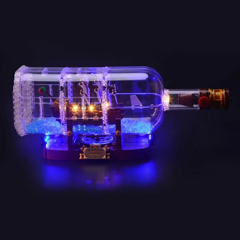 Ship In A Bottle 21313 LED Light Kit – Building Block Lighting | Power Brickz™