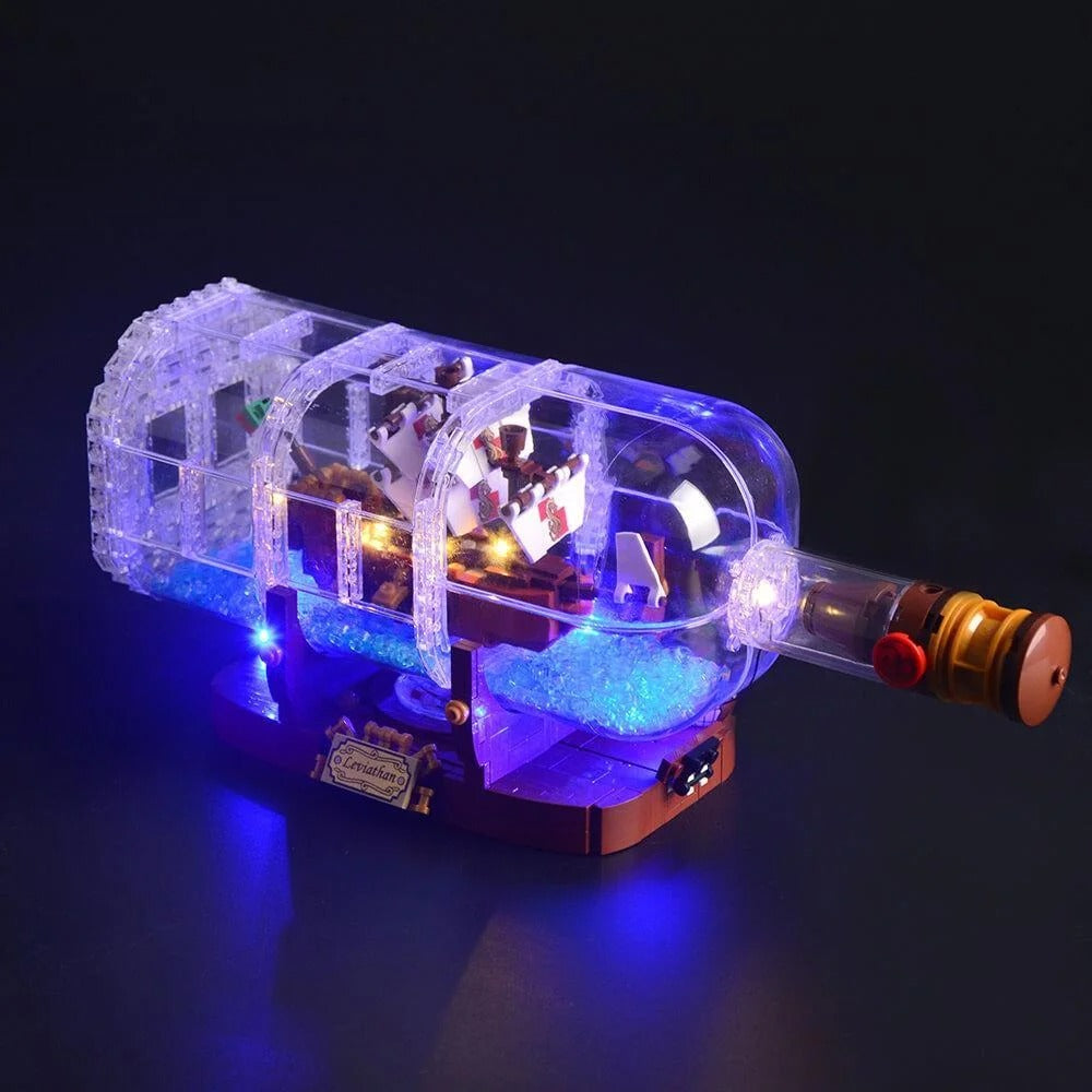 Ship In A Bottle 21313 LED Light Kit – Building Block Lighting | Power Brickz™