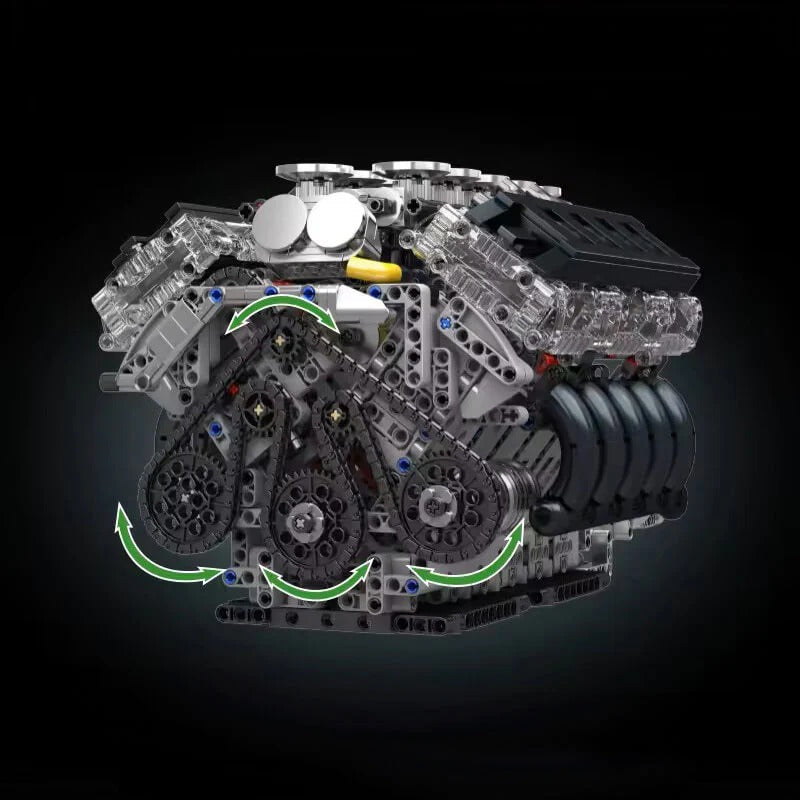 V10 Naturally Aspired JDM - Building Set | Power Brickz