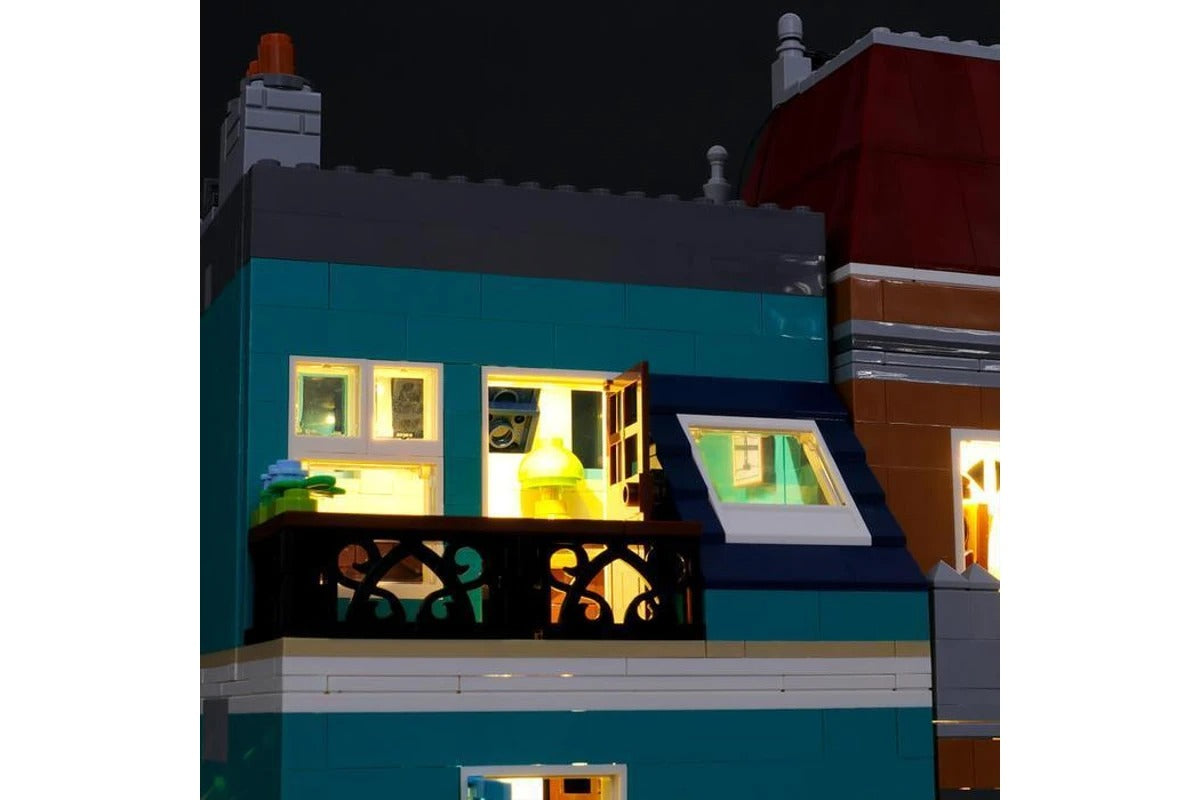 Bookshop 10270 LED Light Kit – Building Block Lighting | Power Brickz™