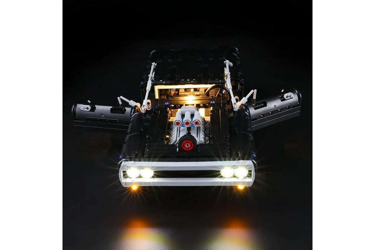 Fast And Furious Dom's Dodge Charger 42111 LED Light Kit – Building Block Lighting | Power Brickz™