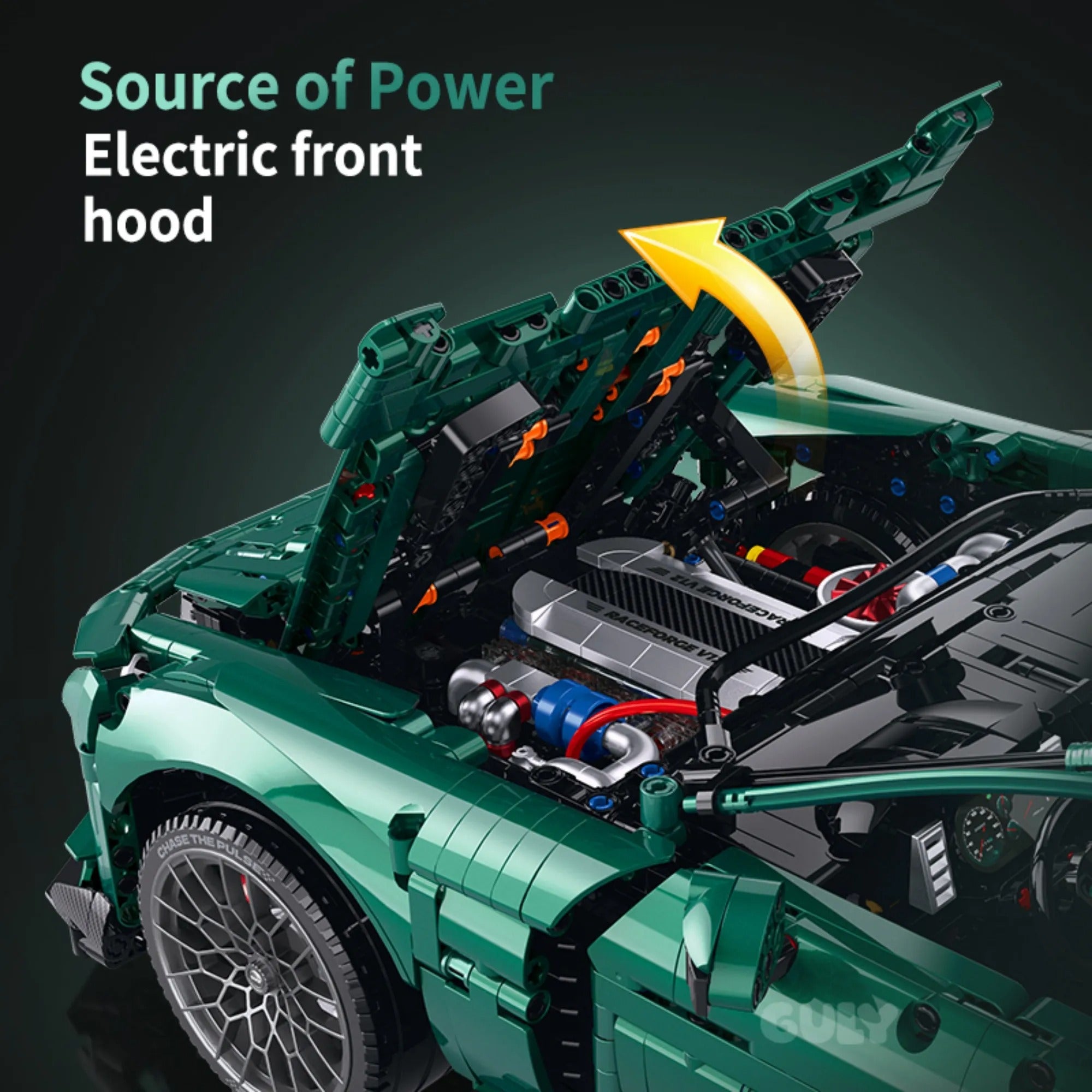 British Valour Supercar | 3828 Pcs