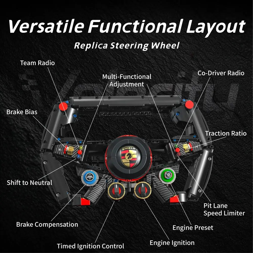 1:1 Vision GT Steering Wheel Building Blocks Kit
