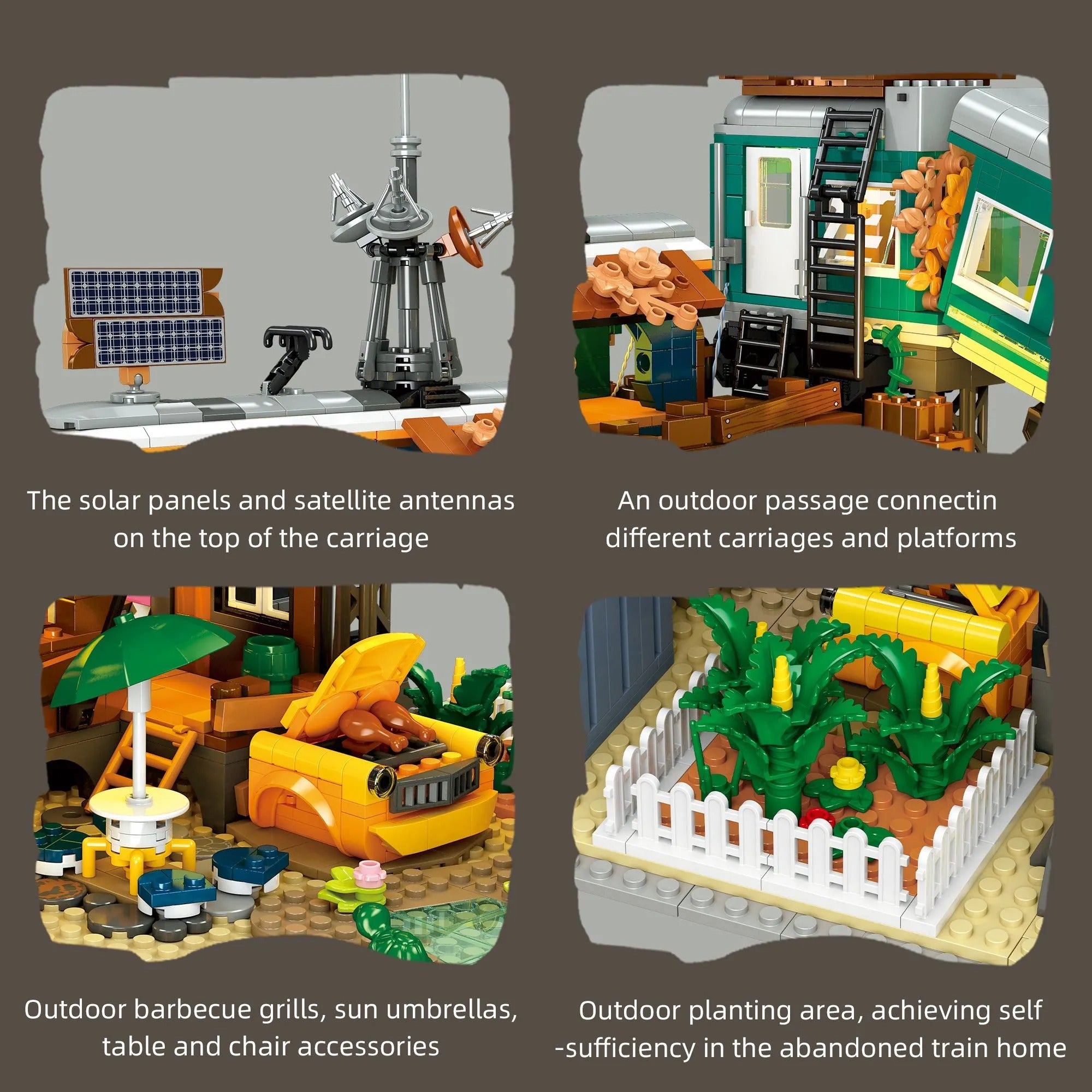 Train Park Modular Buildings | 2349 Pcs