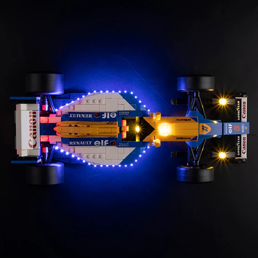 Williams Racing FW14B & Nigel Mansell 10353 LED Light Kit – Building Block Lighting | Power Brickz™