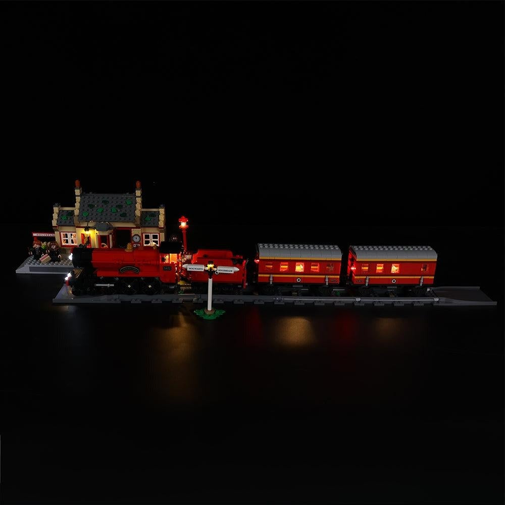 Hogwarts Express Train Set With Hogsmeade Station 76423 LED Light Kit – Building Block Lighting | Power Brickz™
