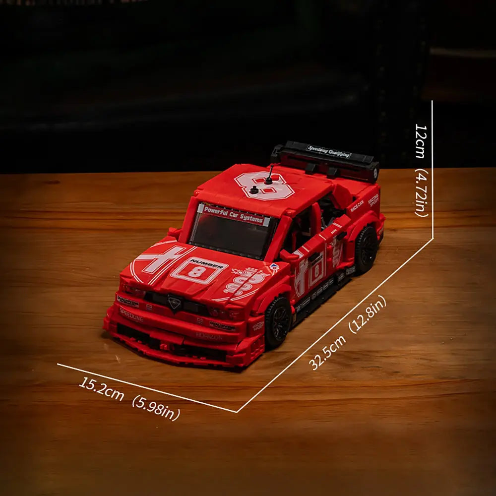 Classic Italian 155 V6 DTM made from Building Blocks Kit