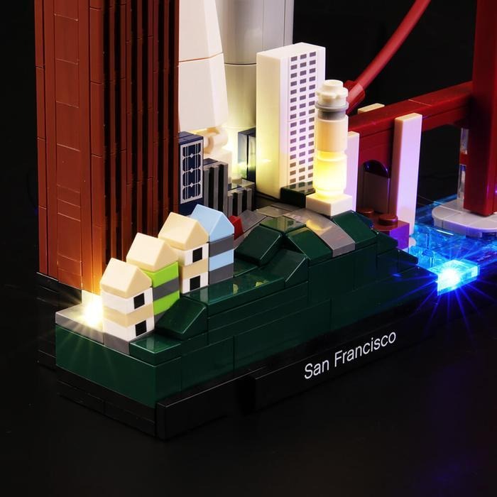 San Francisco 21043 LED Light Kit – Building Block Lighting | Power Brickz™