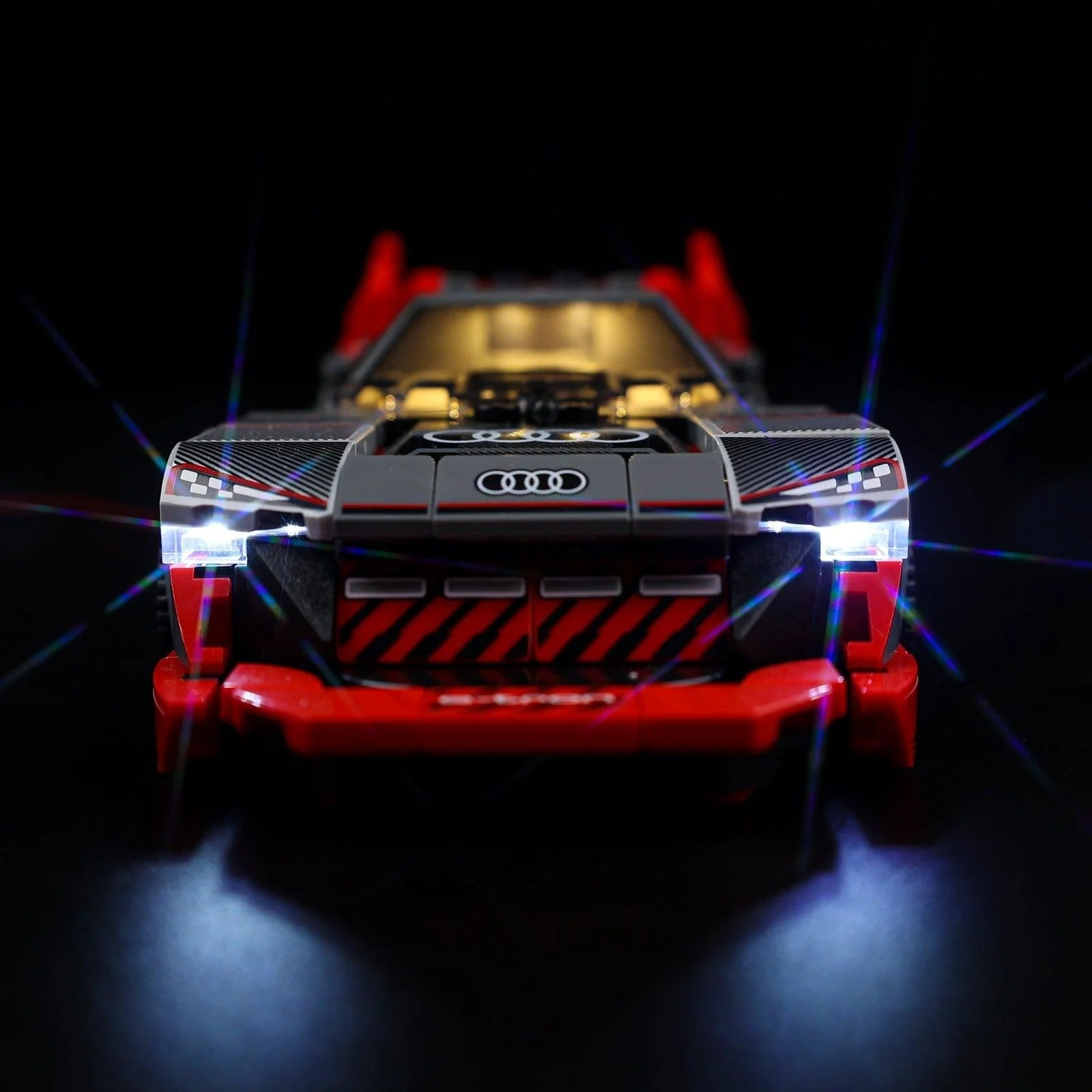 Audi S1 E-Tron Quattro Race Car 76921 LED Light Kit – Building Block Lighting | Power Brickz™