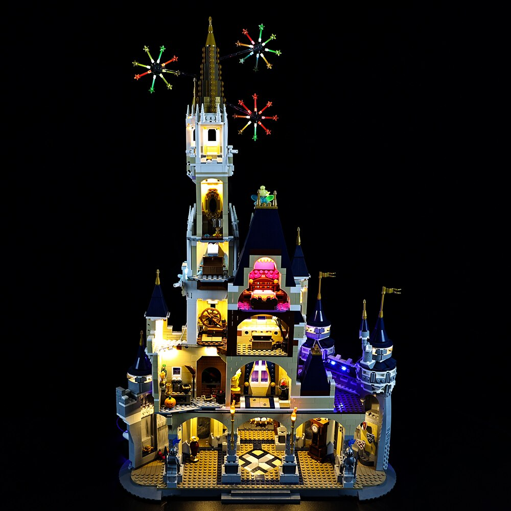 Disney Castle 71040 LED Light Kit – Building Block Lighting | Power Brickz™
