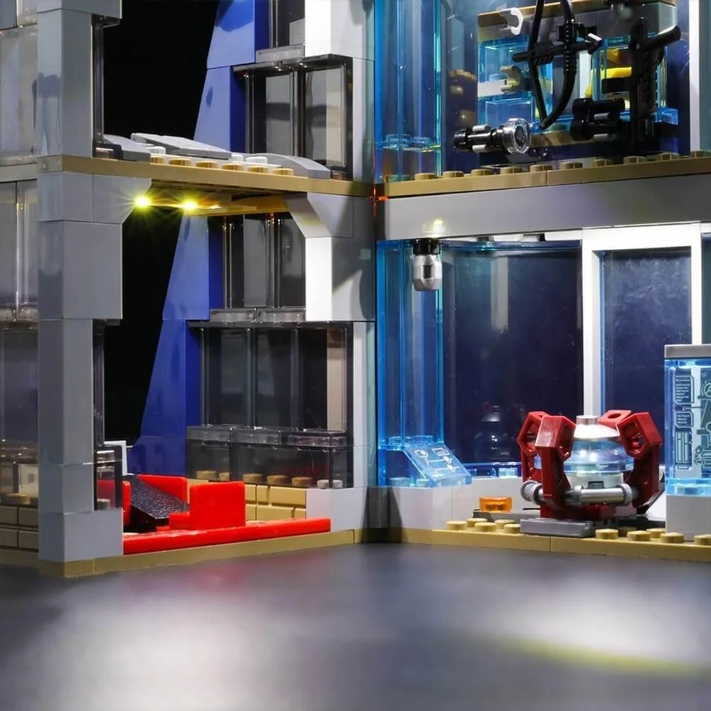 Avengers Tower Battle 76166 LED Light Kit – Building Block Lighting | Power Brickz™