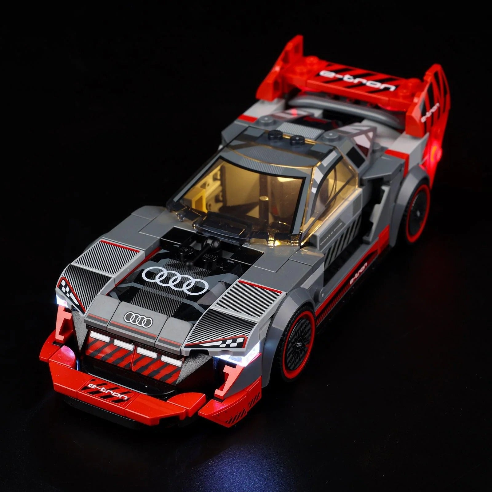 Audi S1 E-Tron Quattro Race Car 76921 LED Light Kit – Building Block Lighting | Power Brickz™
