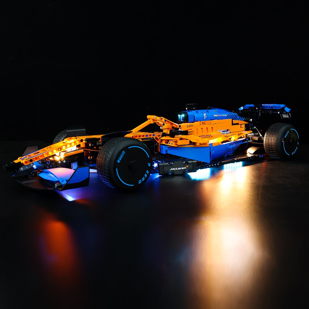 Mclaren Formula 1 Race Car 42141 LED Light Kit – Building Block Lighting | Power Brickz™