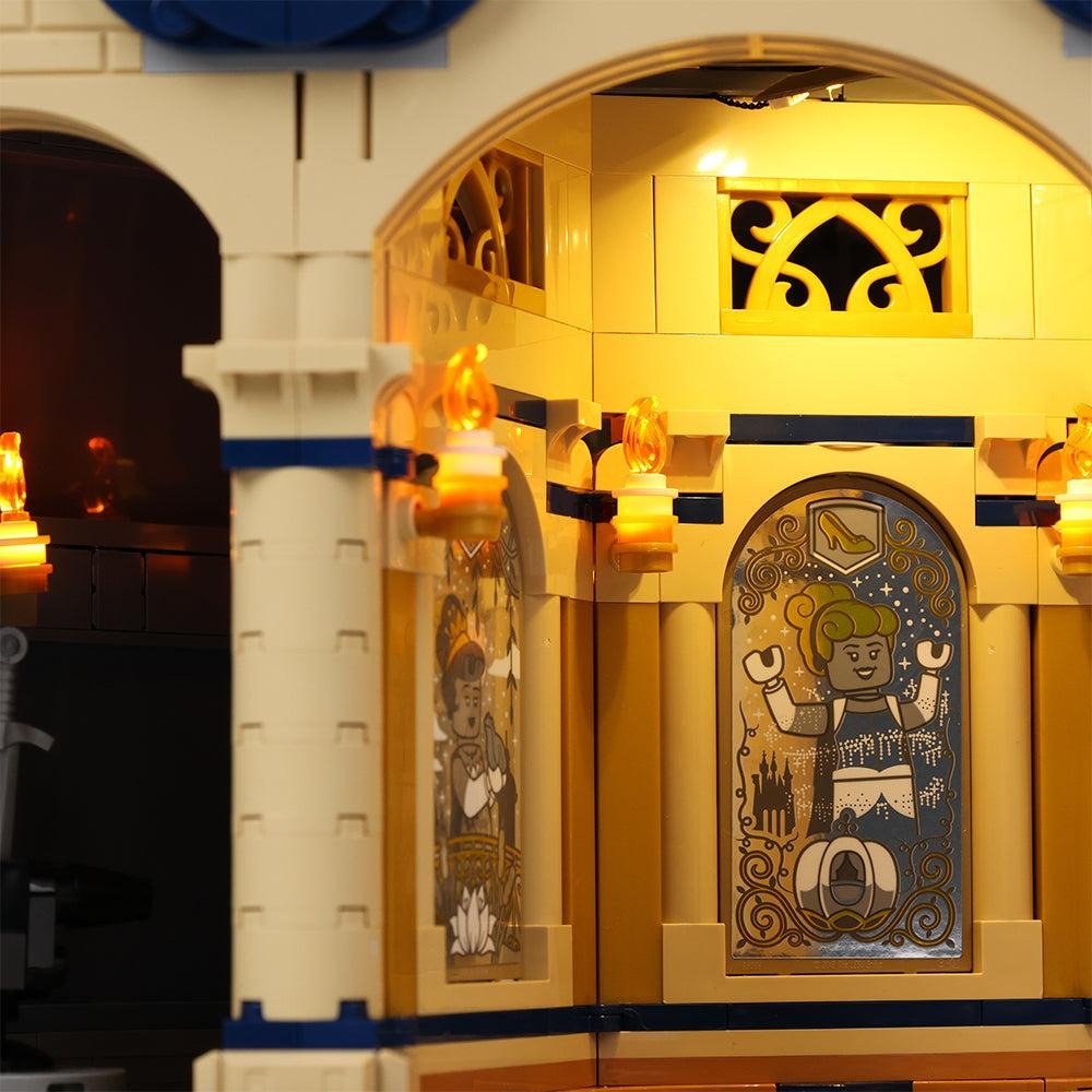 Disney Castle 43222 LED Light Kit – Building Block Lighting | Power Brickz™