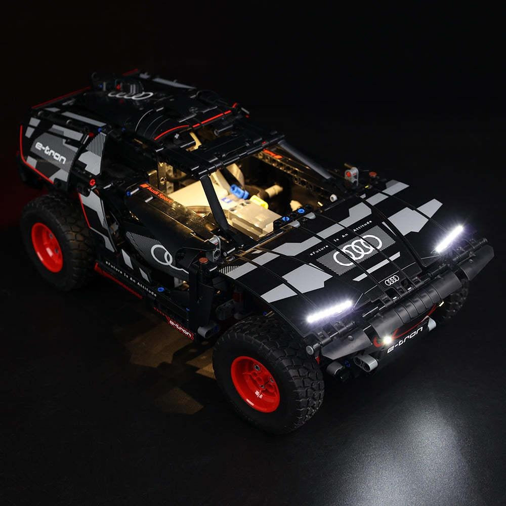 Audi RS Q E-Tron 42160 LED Light Kit – Building Block Lighting | Power Brickz™