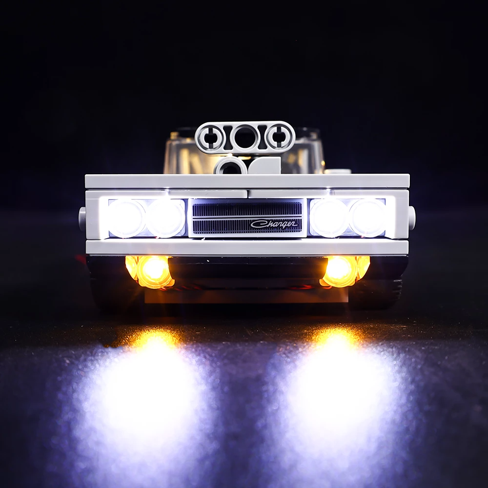 Fast & Furious 1970 Dodge Charger R/t 76912 LED Light Kit – Building Block Lighting | Power Brickz™