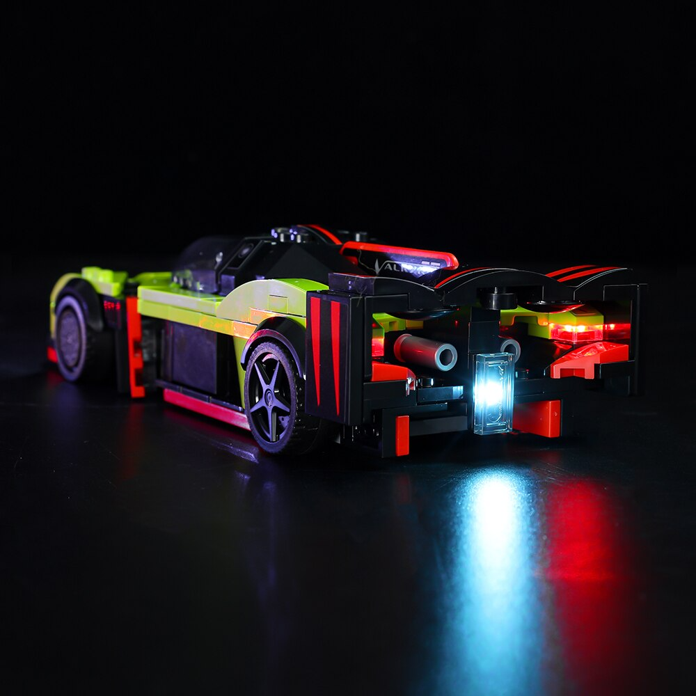 Aston Martin Valkyrie AMR Pro And Aston Martin Vantage GT3 76910 LED Light Kit – Building Block Lighting | Power Brickz™