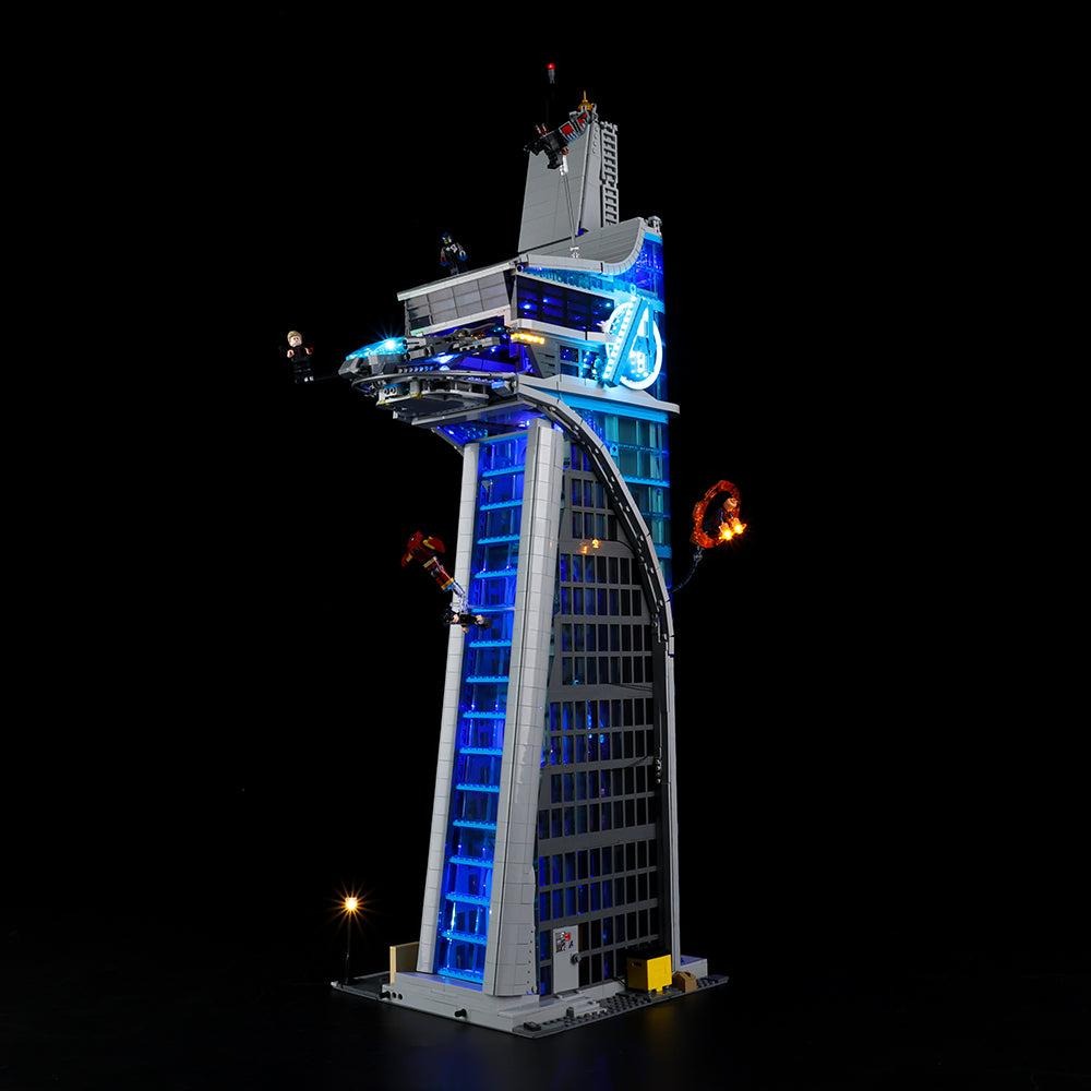 Avengers Tower 76269 LED Light Kit – Building Block Lighting | Power Brickz™