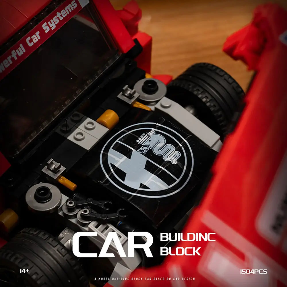 Classic Italian 155 V6 DTM made from Building Blocks Kit