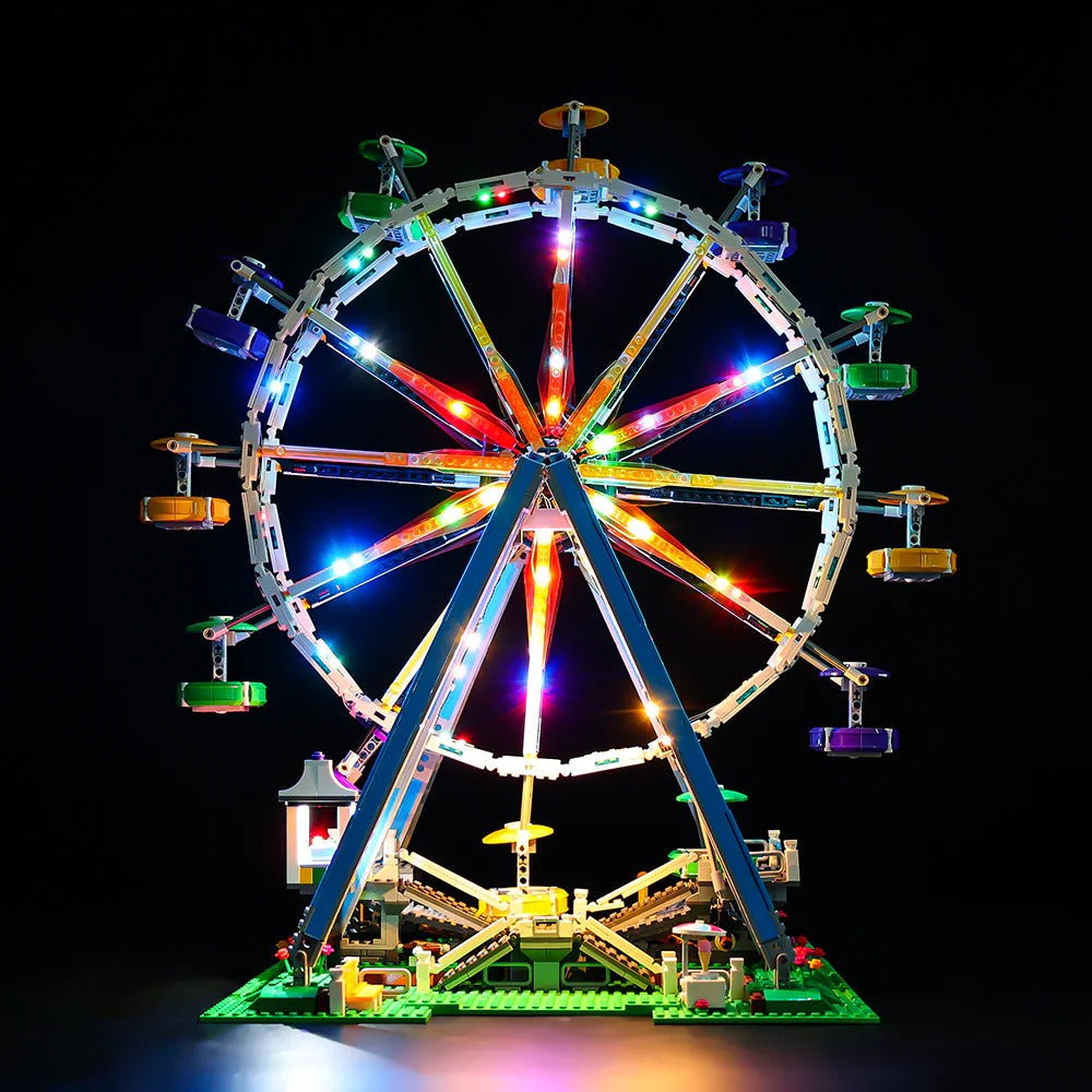 Ferris Wheel 10247 LED Light Kit – Building Block Lighting | Power Brickz™