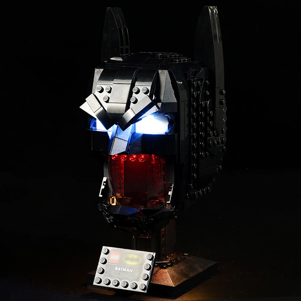 Batman Cowl 76182 LED Light Kit – Building Block Lighting | Power Brickz™