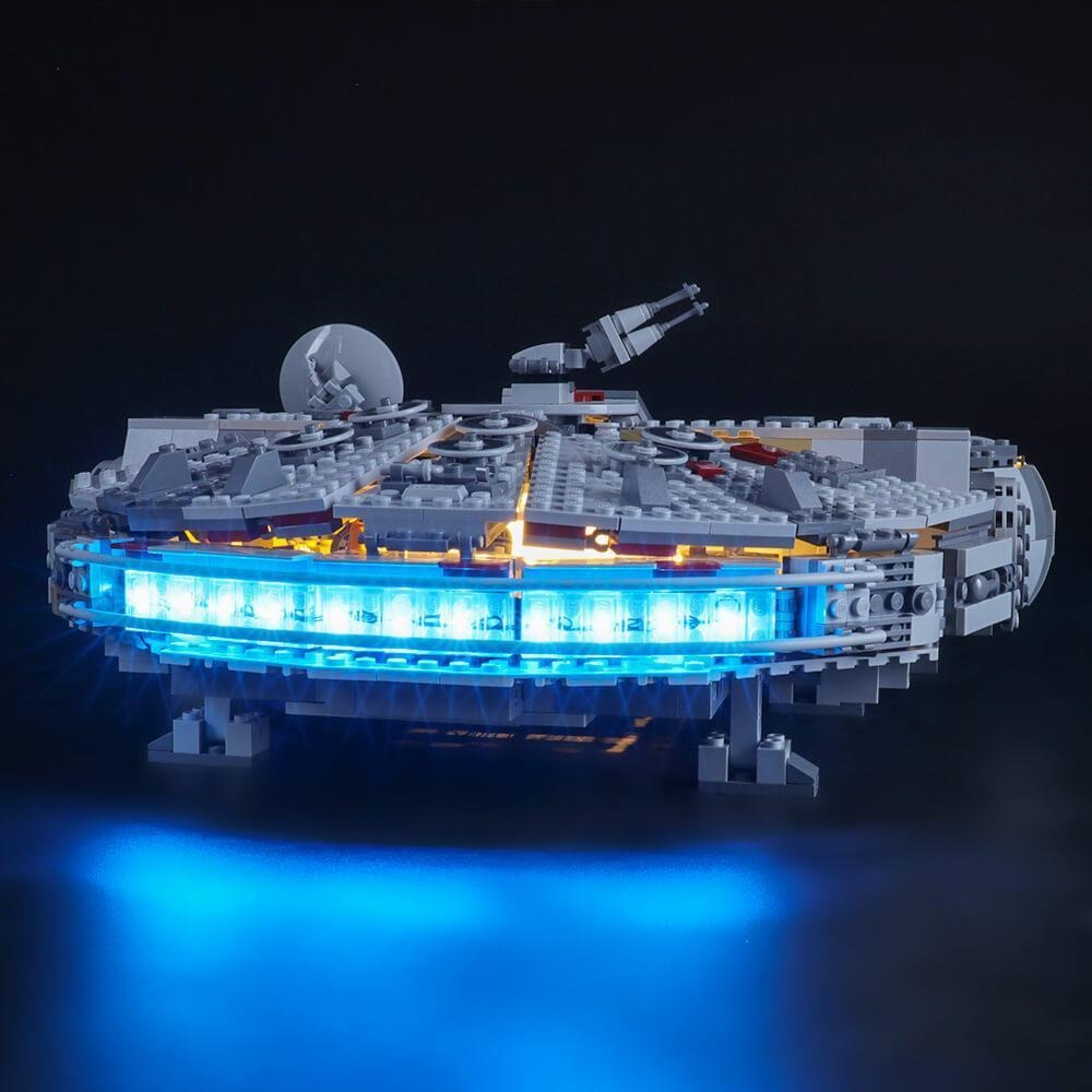Millennium Falcon 75257 LED Light Kit – Building Block Lighting | Power Brickz™
