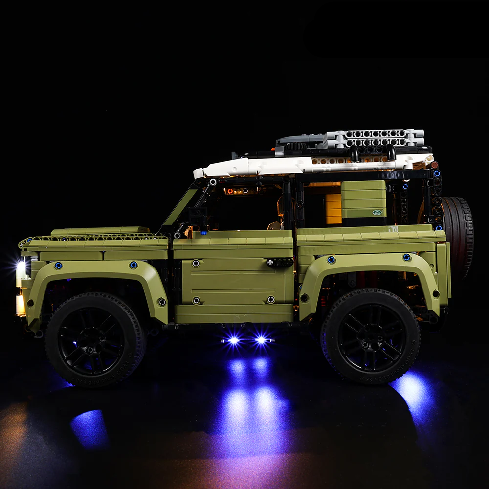 Land Rover Defender 42110 LED Light Kit – Building Block Lighting | Power Brickz™