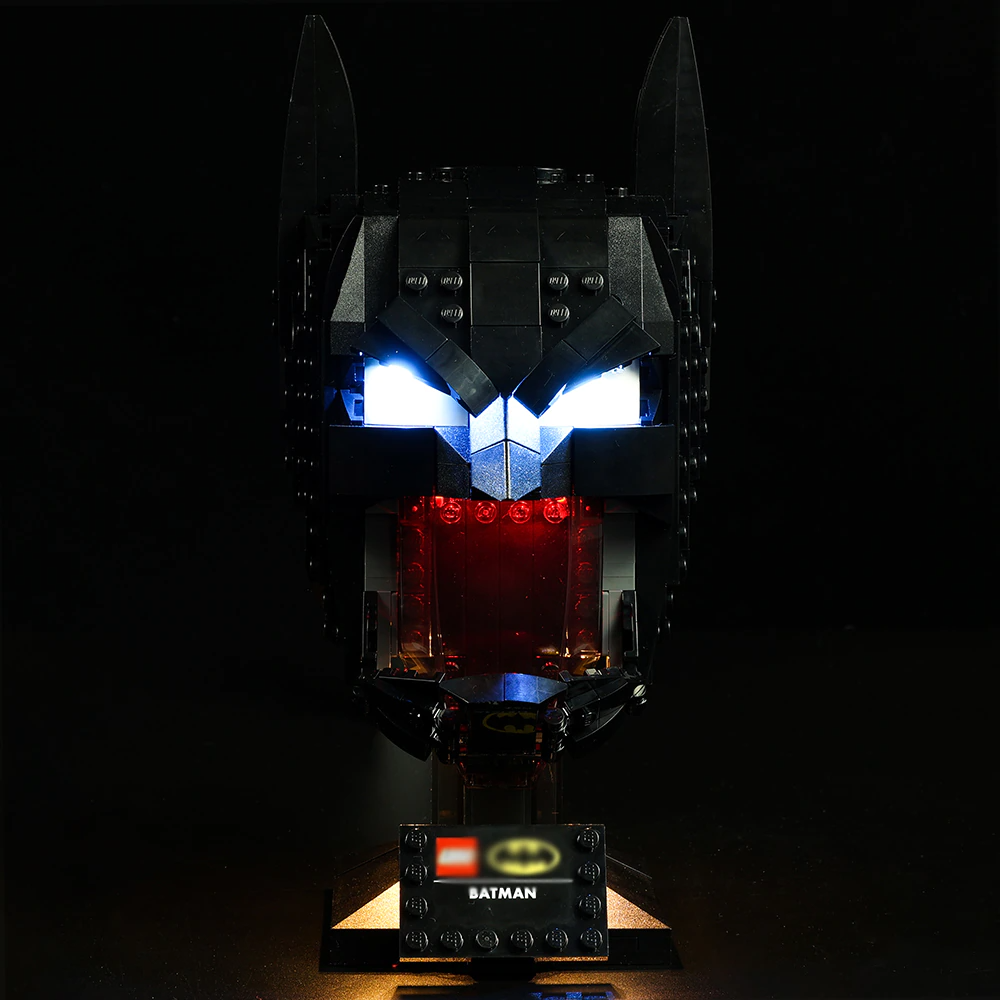 Batman Cowl 76182 LED Light Kit – Building Block Lighting | Power Brickz™
