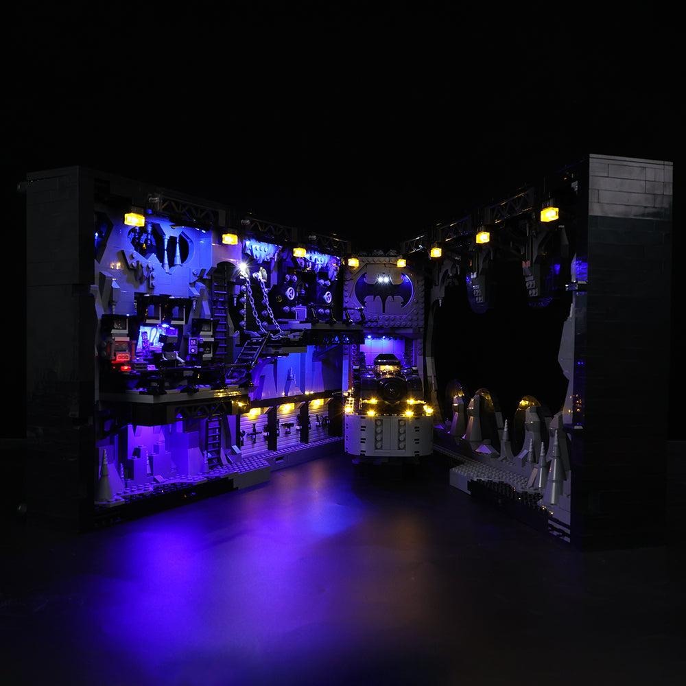 Batcave Shadow Box 76252 LED Light Kit – Building Block Lighting | Power Brickz™