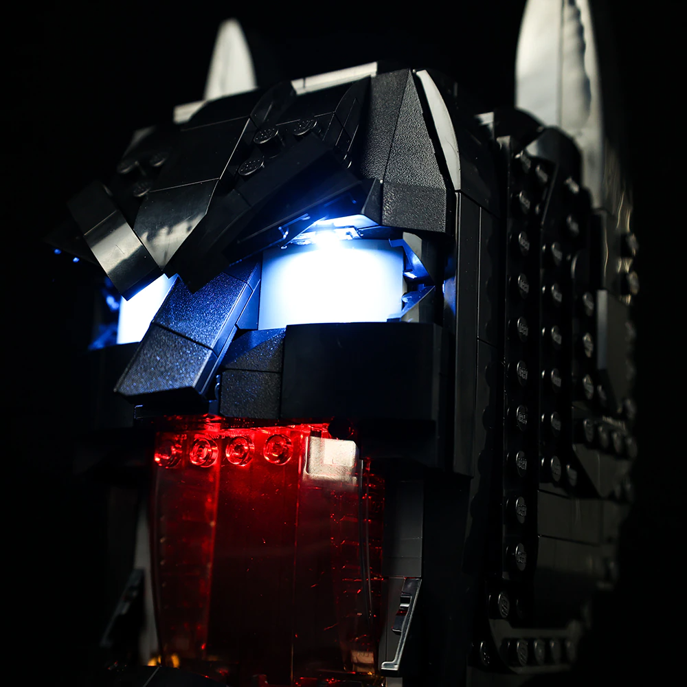 Batman Cowl 76182 LED Light Kit – Building Block Lighting | Power Brickz™
