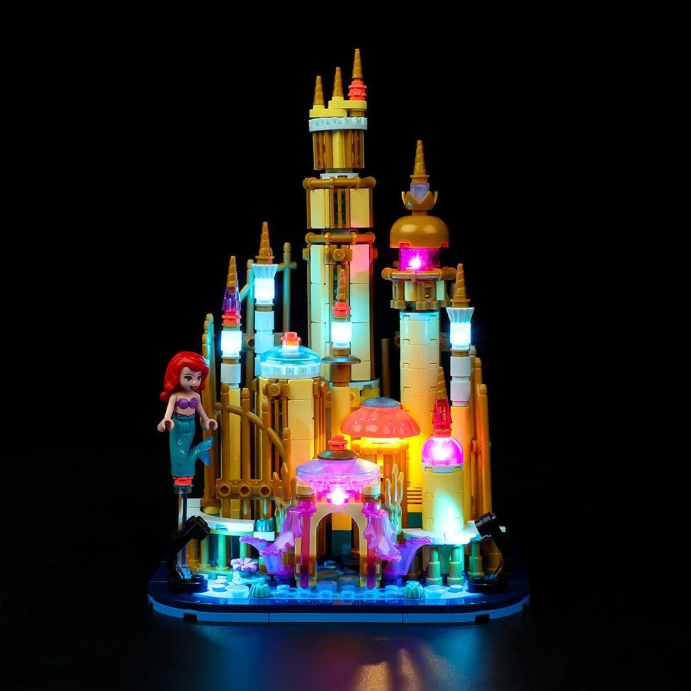 Mini Disney Ariel's Castle 40708 LED Light Kit – Building Block Lighting | Power Brickz™
