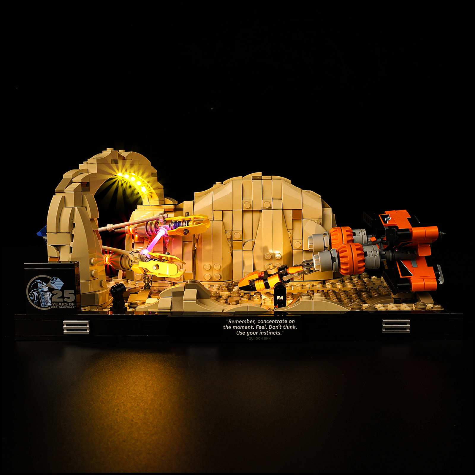 Mos Espa Podrace Diorama 75380 LED Light Kit – Building Block Lighting | Power Brickz™